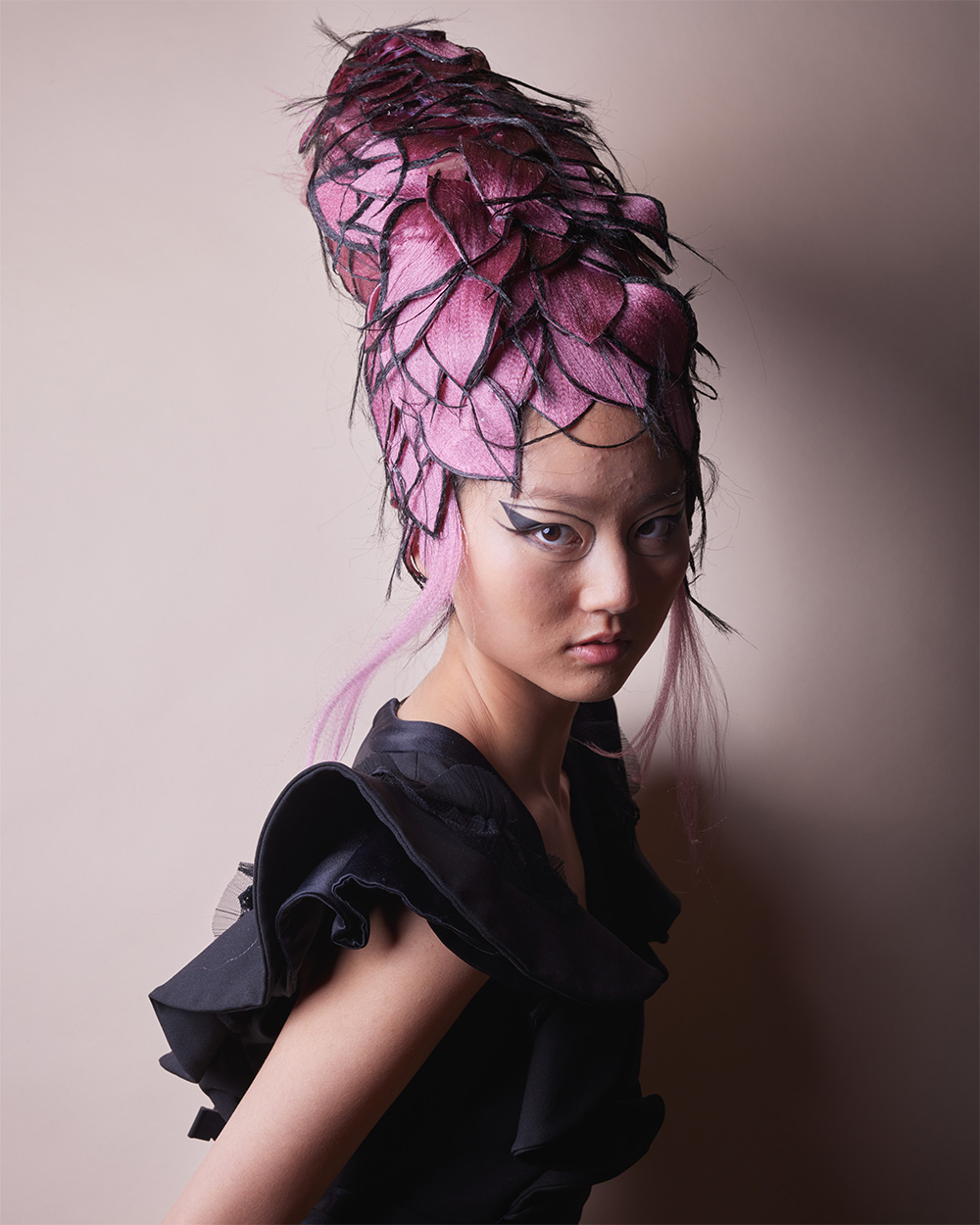 Avant Garde Beehive - G&T Hair Atelier - Chromatic Enigma Collection